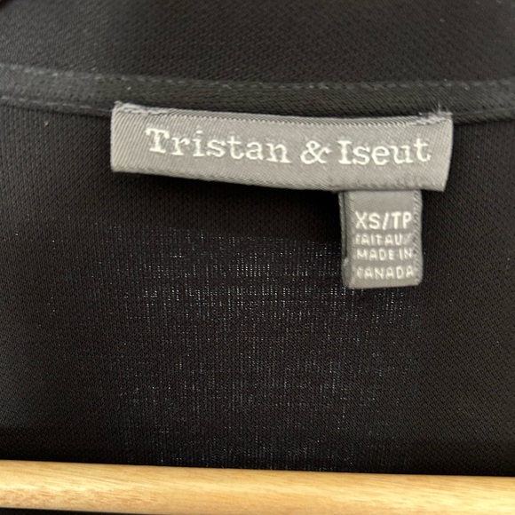 NWOT Classy Tristan & Iseut Black Wrap Dress XS - Picture 2 of 8